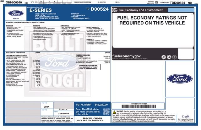 2026 Ford E-350SD Base Cutaway