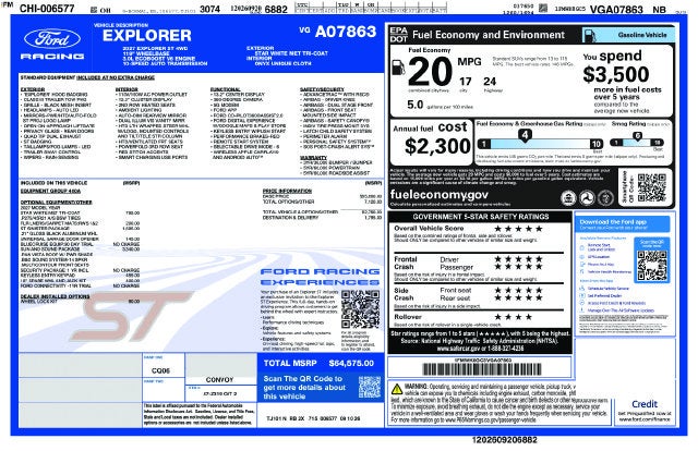 2027 Ford Explorer ST