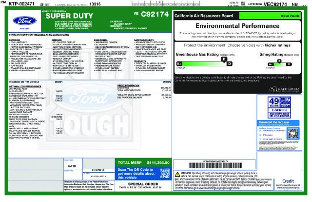 2027 Ford F-450SD Platinum DRW