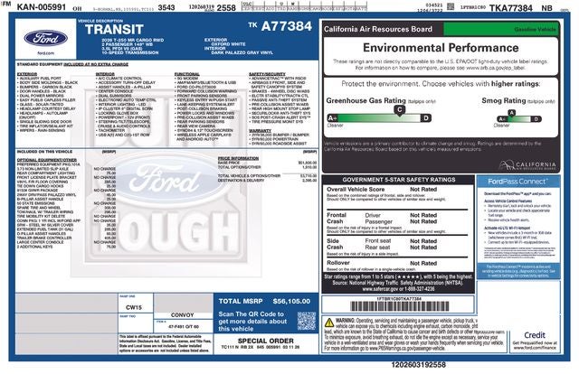 2026 Ford Transit-250 Base