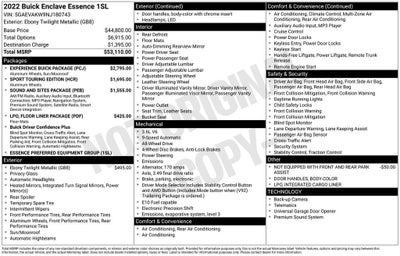 2022 Buick Enclave Essence