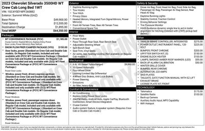 2023 Chevrolet Silverado 3500 HD WT