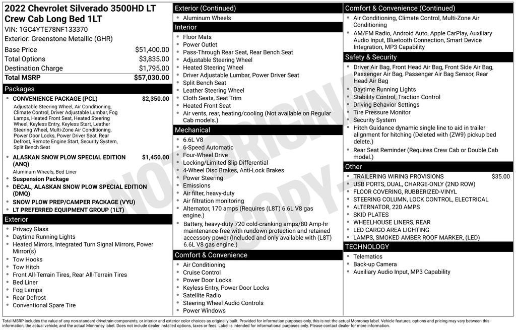 2022 Chevrolet Silverado 3500 HD LT