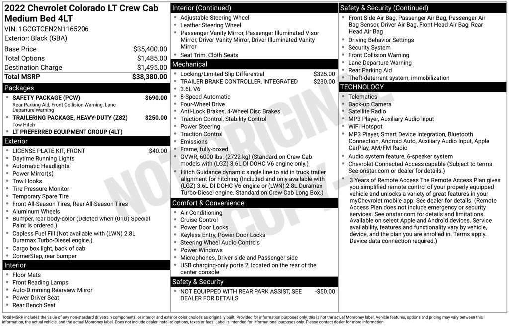 2022 Chevrolet Colorado 4WD LT