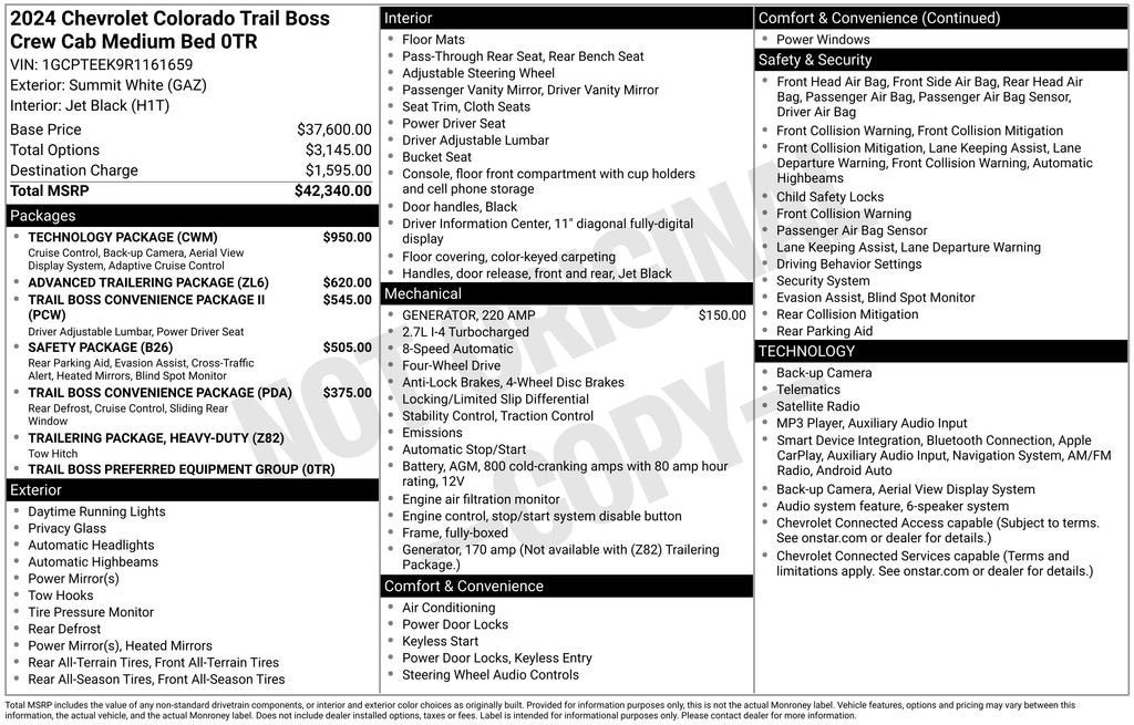 2024 Chevrolet Colorado Trail Boss