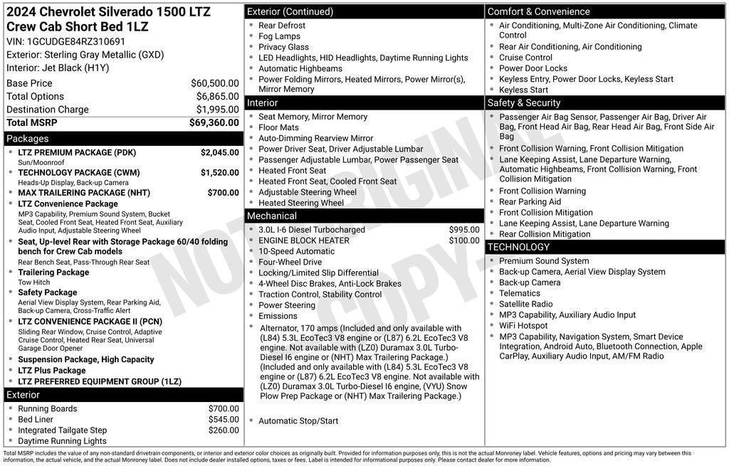 2024 Chevrolet Silverado 1500 LTZ