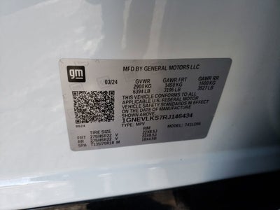 2024 Chevrolet Traverse RS