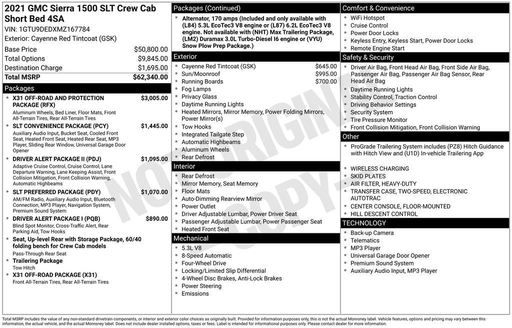 2021 GMC Sierra 1500 SLT