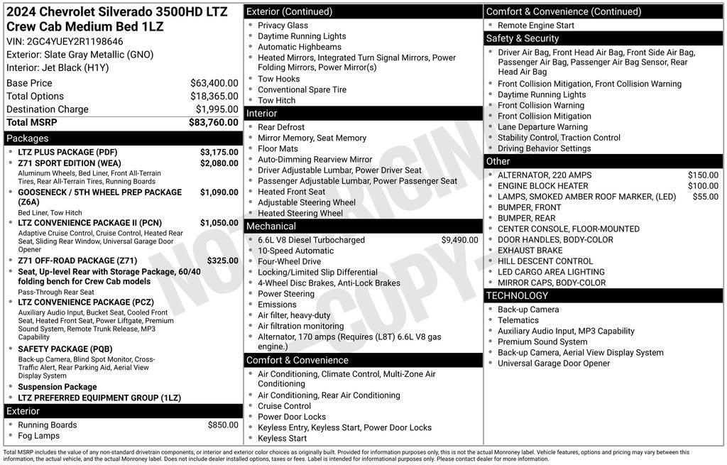 2024 Chevrolet Silverado 3500 HD LTZ