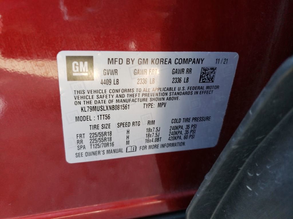 2022 Chevrolet Trailblazer RS