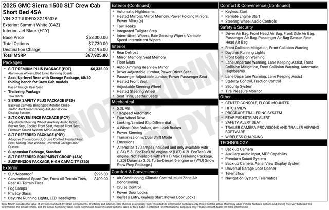 2025 GMC Sierra 1500 SLT