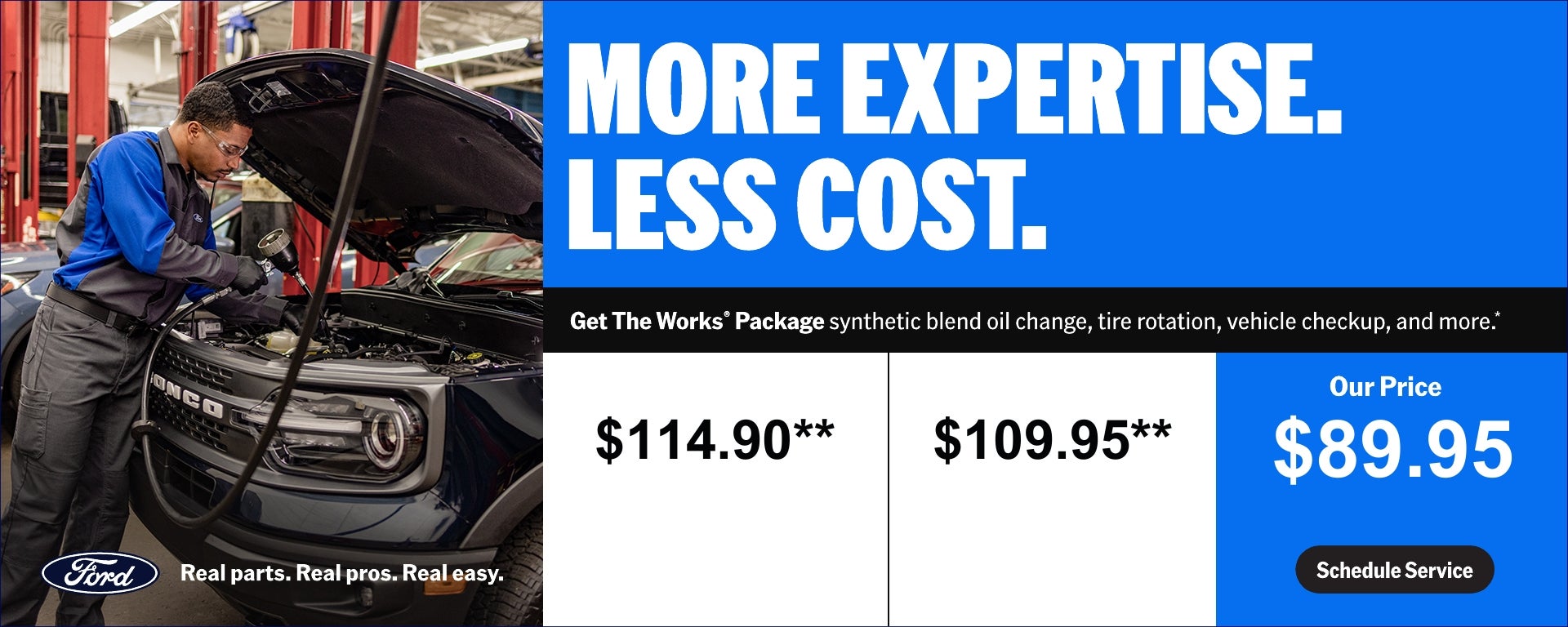 More Expertise Less Cost Schedule Service